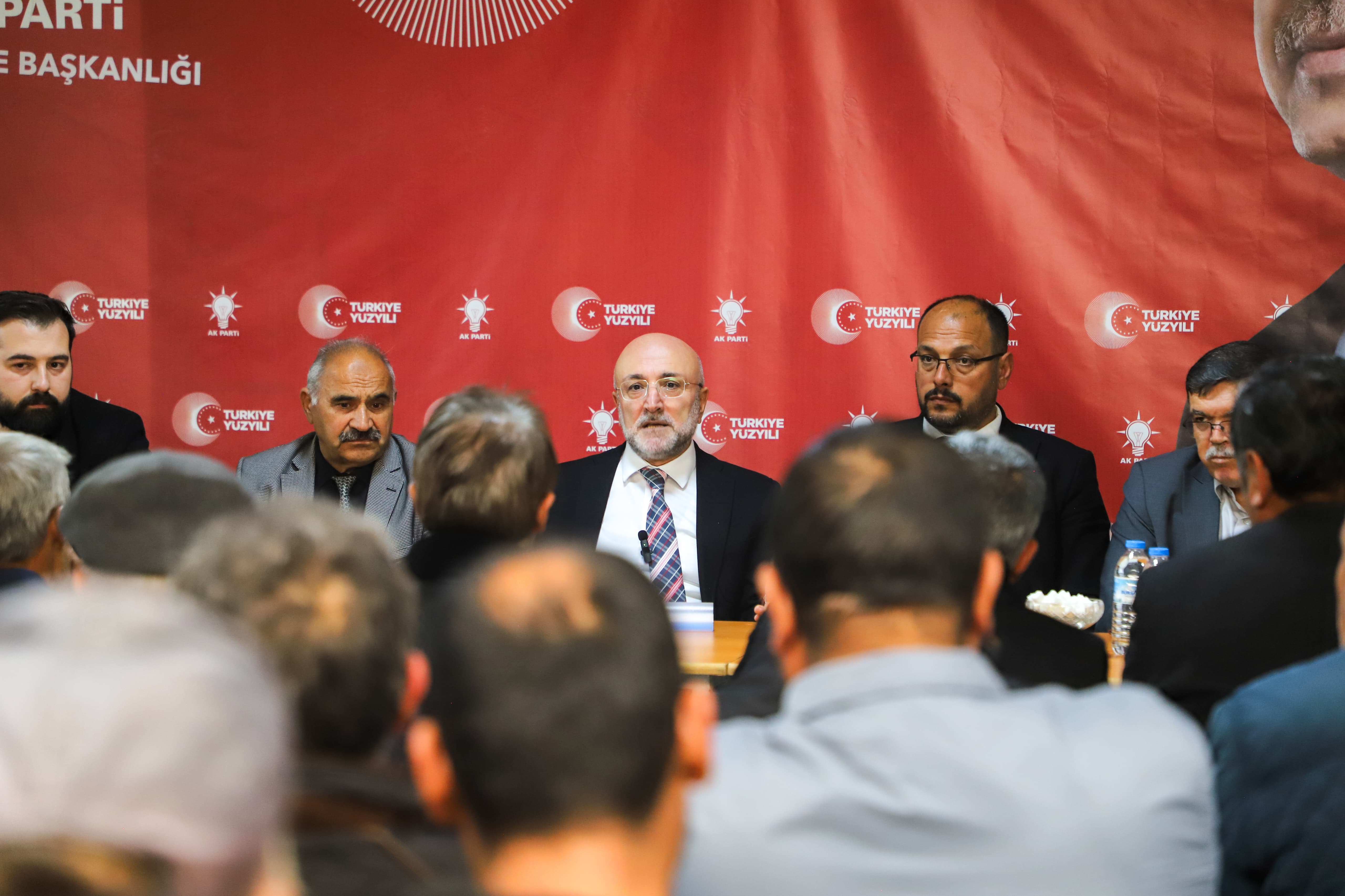 İL BAŞKANI ŞAHİN BAYAT TA TEŞKİLATLA BİR ARAYA GELDİ